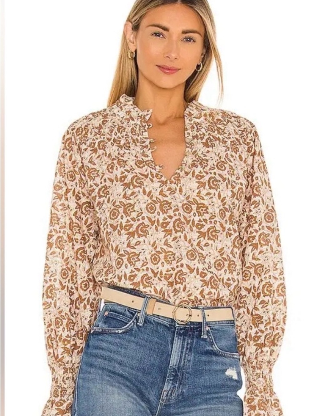 Cleobella Reza Blouse Tamil Block XS